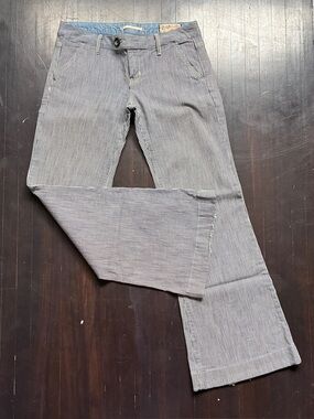 Vintage Gap Striped Women’s super flare jeans, size 2